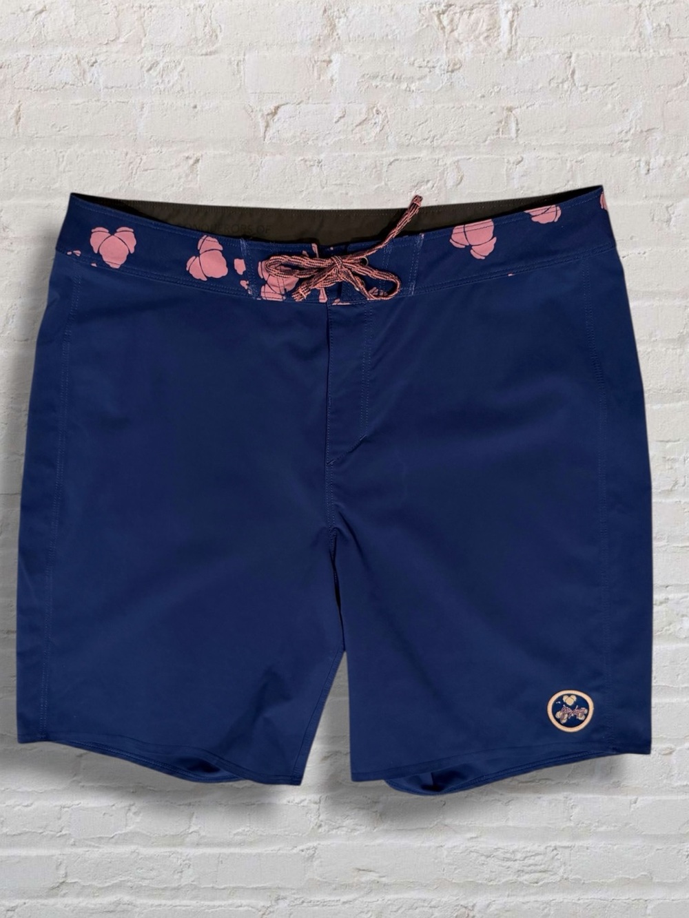 Patagonia Gerry Lopez Hydropeak Board Shorts 32 Blue Floral Surf